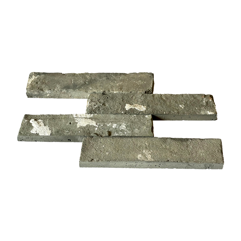 Old green brick skin